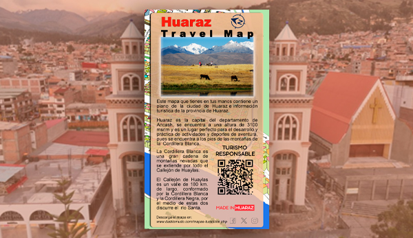 Huaraz Travel Map